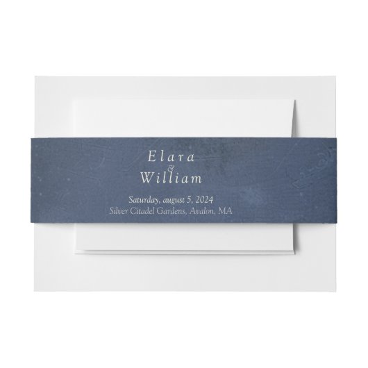 Numenorean Royal Invitation Belly Band Uitnodigingen Wikkel (Voorkant Voorbeeld)