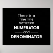 Numerator en noemer poster (Voorkant)