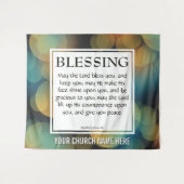 Numeri 6:24-26 DE HEER ZEGENE U Kerk Wandkleed (Voorkant (horizontaal))