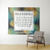 Numeri 6:24-26 DE HEER ZEGENE U Kerk Wandkleed (In Situ (horizontaal))