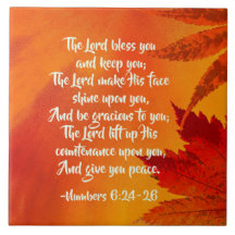 Numeri 6:24-26 De Heer zegene u