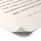Numeri 6:24-26 De Heere zegene u Poster (Hoek)