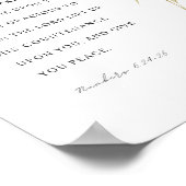 Numeri 6:24-26 De Heere zegene u Poster (Hoek)