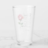 Numeri 6:24-26 De Here zegene u Roos Glas (Achterkant)