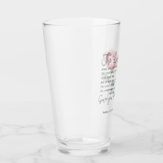 Numeri 6:24-26 De Here zegene u Roos Glas (Rechts)