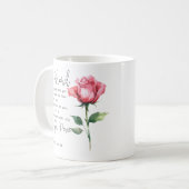 Numeri 6:24-26 De Here zegene u Roos Koffiemok (Voorkant links)