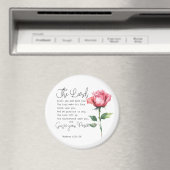 Numeri 6:24-26 De Here zegene u Roos Magneet (Insitu (Vaatwasser))