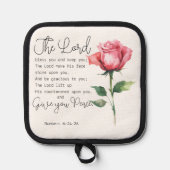 Numeri 6:24-26 De Here zegene u Roos Pannenlap (Voorkant)