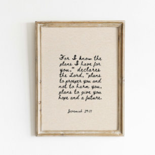 Numeri 6:24-26 Moge de Heere u Zegenen Poster