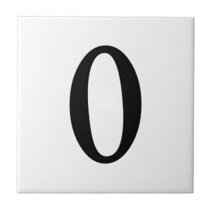 NUMERIC TILE - STYLISH ZERO (nummer 0) ~.png Tegeltje