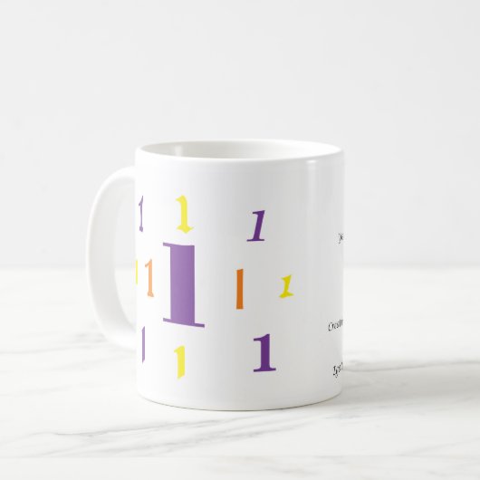 Numeriek 1 Mok (Voorkant links)