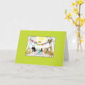 Numeriek 2 Kaarten Kaart (Gele Bloem)