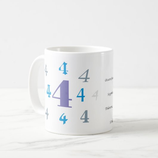 Numeriek 4 Mok (Voorkant links)