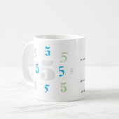 Numeriek 5 Mok (Voorkant links)