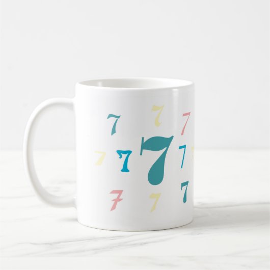 Numeriek 7 Mok (Links)