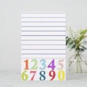 Numeriek Briefpapier (Staand voorkant)