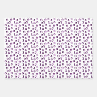 Numeriek ontwerp van verpakkingspapier inpakpapier vel