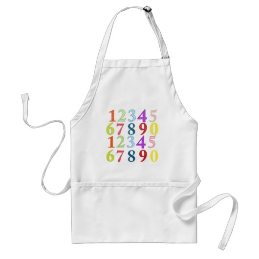 Numeriek Standaard Schort (Voorkant)