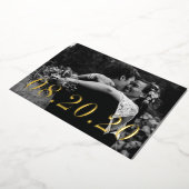 Numerieke datum gewoon gehuwd huwelijk folie uitnodiging (Gedraaid)