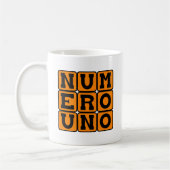 Numero Uno, Number One in het Spaans Koffiemok (Links)