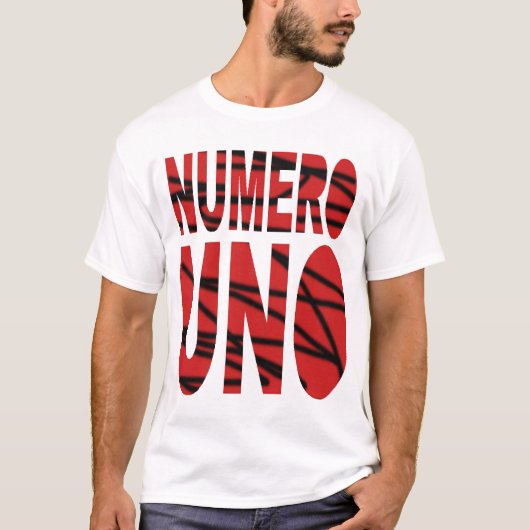 Numero Uno-T-shirt T-shirt (Voorkant)