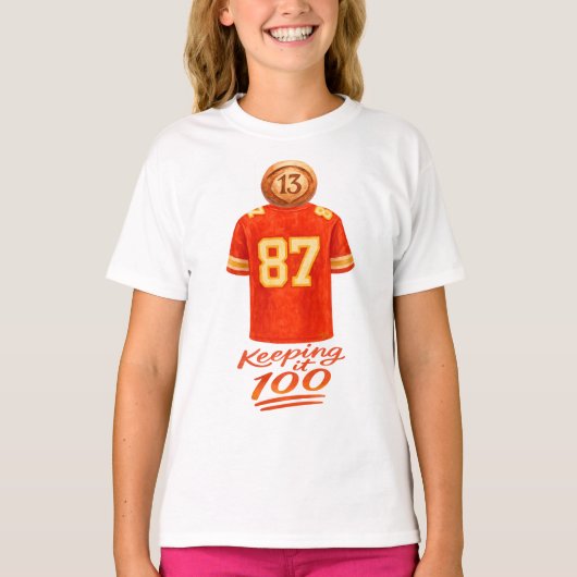 Numerologie Het Telt Op: 100 Procent T-shirt (Voorkant)