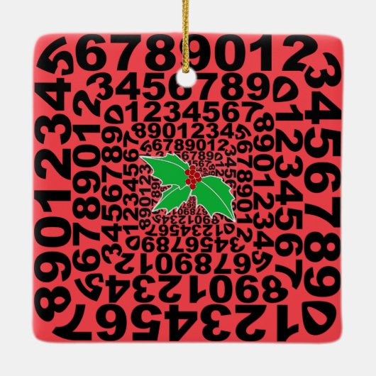 Numerophile Design Ornament (Achterkant)