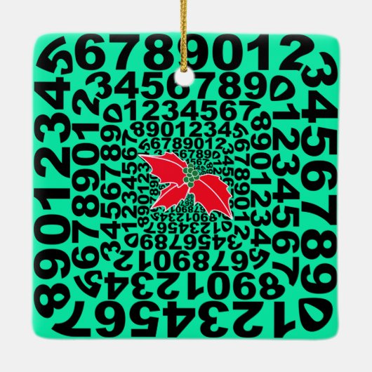 Numerophile Design Ornament (Achterkant)