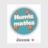 Numismatiek Sticker (Vel)