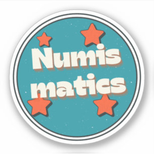 Numismatiek Sticker