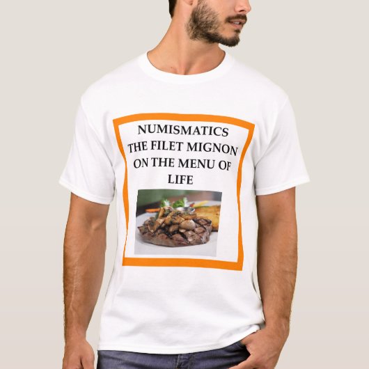 NUMISMATIEK T-SHIRT (Voorkant)