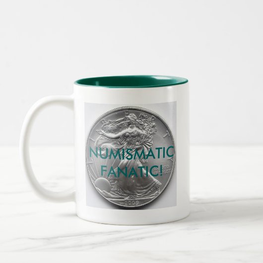 Numismatische Fanatiekeling Mok (Links)