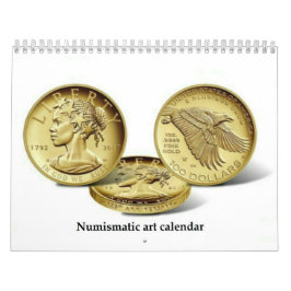 Numismatische kunst kalender