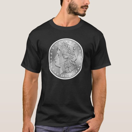 Numismatist Morgan Silver Dollar Coin Collector 2 T-shirt (Voorkant)
