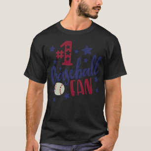 Nummer1 honkbal honkbal gezegden c t-shirt
