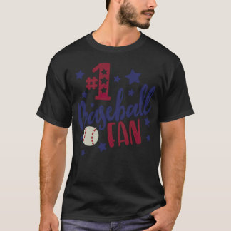 Nummer1 honkbal honkbal gezegden c t-shirt