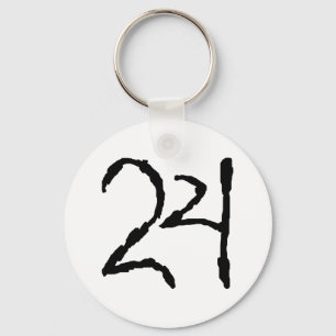 Nummer24 Sleutelhanger