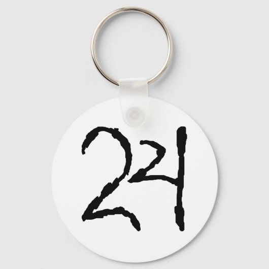 Nummer24 Sleutelhanger (Voorkant)