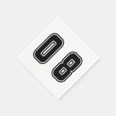 nummer 08 servet (Hoek)