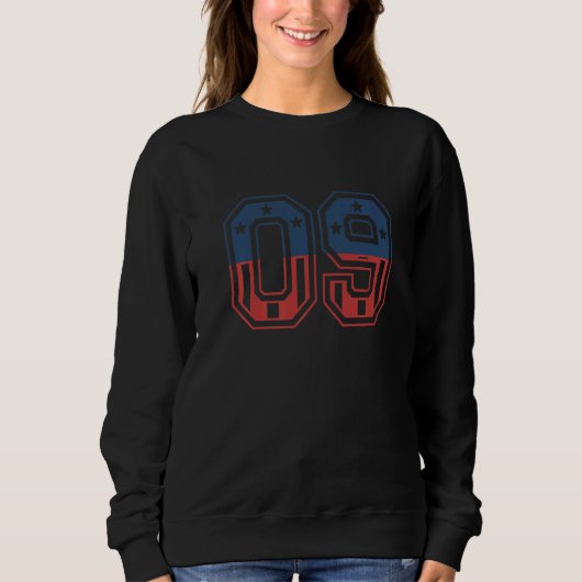 Nummer 09 USA Trui (Voorkant)