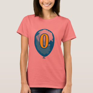 Nummer 0 ballon t-shirt