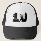 Nummer 10 Classic Trucker Hat Trucker Pet (Voorkant)