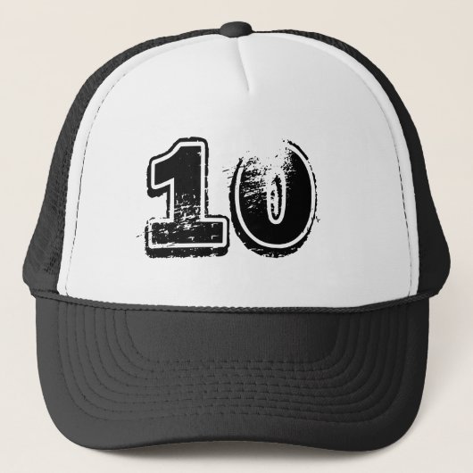 Nummer 10 Classic Trucker Hat Trucker Pet (Voorkant)