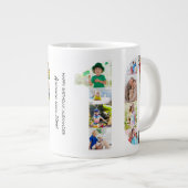 Nummer 10 Foto Collage 10th Birthday Grote Koffiekop (Voorkant rechts)