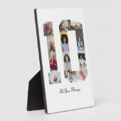 Nummer 10 Fotocollage Fotoplaat (Zijkant)