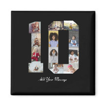 Nummer 10 Fotocollage