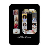 Nummer 10 Fotocollage Magneet (Verticaal)