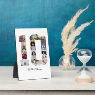 Nummer 10 Fotocollage Poster Fotoplaat