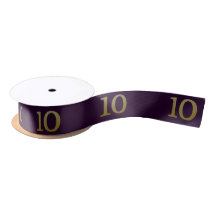 Nummer 10 Satin Ribbon