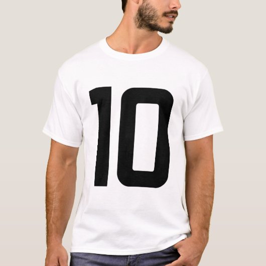 NUMMER 10 T-SHIRT (Voorkant)